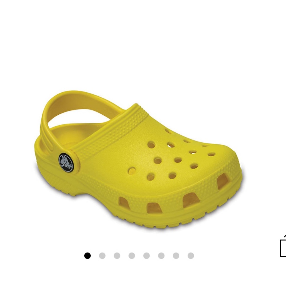 nwt yellow crocs